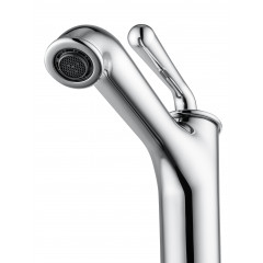 Смеситель для раковины высокий WONZON & WOGHAND STEAM, Хром (WW-88239008-CR)