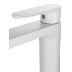 Смеситель для раковины высокий WONZON & WOGHAND, Белый матовый (WW-H1034-MW)
