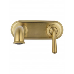 Смеситель для раковины встраиваемый WONZON & WOGHAND STEAM, Брашированное золото (WW-88869008- BG)