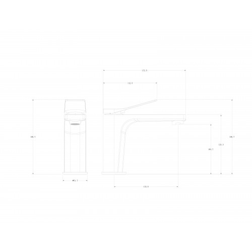 Смеситель для раковины WONZON & WOGHAND, Хром (WW-XH-013-CR)