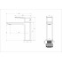 Смеситель для раковины WONZON & WOGHAND DIAMOND, Хром (WW-88139011-CR)