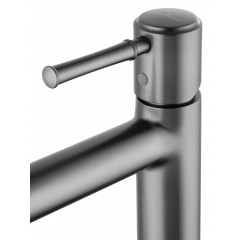 Смеситель для раковины высокий WONZON & WOGHAND TOR, Темный графит (WW-88019073-BGM)