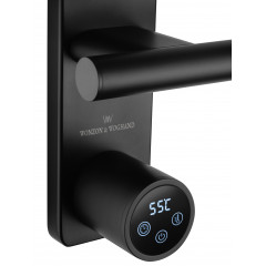 Полотенцесушитель электрический WONZON & WOGHAND NÜRNBERG, Черный матовый (WW-AL345-MB)