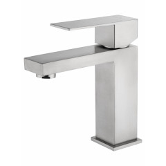 Смеситель для раковины WONZON & WOGHAND, Брашированный никель (WW-A40982-BS)