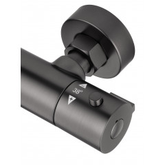 Смеситель для душа с термостатом WONZON & WOGHAND INN 3, Темный графит (WW-B2065-A-BGG)