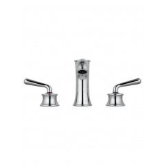 Смеситель для раковины на 3 отверстия WONZON & WOGHAND STEAM, Хром (WW-88159008-CR)