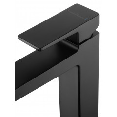 Смеситель для раковины высокий WONZON & WOGHAND CUBE 2.0, Черный матовый (WW-88019068-MB)