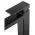 Смеситель для раковины высокий WONZON & WOGHAND CUBE 2.0, Черный матовый (WW-88019068-MB)
