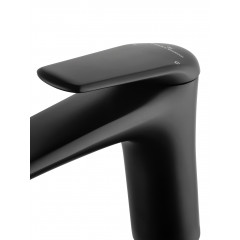 Смеситель для раковины WONZON & WOGHAND Elbe, Черный матовый (WW-A41222-MB)