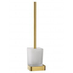 Туалетный ершик в комплекте WONZON & WOGHAND LOTTE, Брашированное золото (WW-8329-BG)
