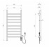 Полотенцесушитель электрический WONZON & WOGHAND BONN, Темный графит (WW-AL409-GM)