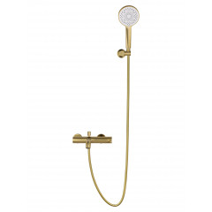 Смеситель для ванны с душем WONZON & WOGHAND STICK, Брашированное золото (WW-88639017- BG)