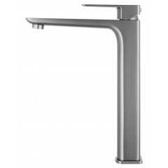 Смеситель для раковины высокий WONZON & WOGHAND EDGE, Темный графит (WW-88239003-BGM)