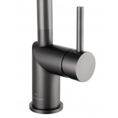 Смеситель для кухни с выдвижным изливом WONZON & WOGHAND, Темный графит (WW-6018-BGG)