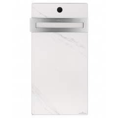 Полотенцесушитель электрический с каменной плитой Белый мрамор WONZON & WOGHAND STUTTGART, Темный графит (WW-A501-GM)