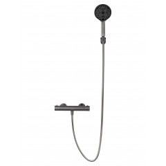 Смеситель для душа с термостатом WONZON & WOGHAND INN 3, Темный графит (WW-B2065-A-BGG)