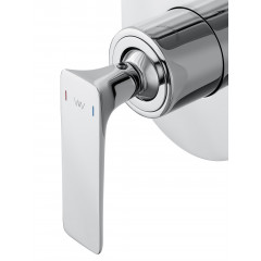 Смеситель для ванны встраиваемый WONZON & WOGHAND SHARK, Хром (WW-483700-CR)