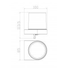 Дозатор мыла WONZON & WOGHAND, Брашированное золото (WW-5251-BG)