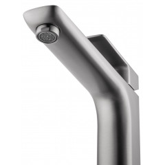 Смеситель для раковины высокий WONZON & WOGHAND EDGE, Темный графит (WW-88239003-BGM)