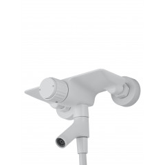 Смеситель для ванны с душем WONZON & WOGHAND CLICK, Белый матовый (WW-FE05L221-MW)