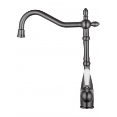 Смеситель для кухни c подключением фильтра WONZON & WOGHAND, Темный графит (WW-88458006-BGM)