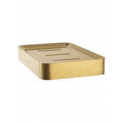 Мыльница с держателем WONZON & WOGHAND LOTTE, Брашированное золото (WW-8324-BG)