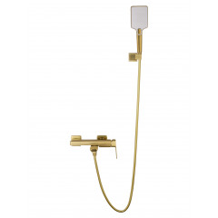 Смеситель для ванны с душем WONZON & WOGHAND DIAMOND, Брашированное золото (WW-88639011- BG)