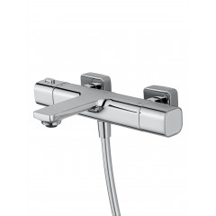 Смеситель для ванны с душем и термостатом WONZON & WOGHAND SOLID, Хром (WW-C2011-A-CR)