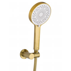 Смеситель для ванны с душем WONZON & WOGHAND STICK, Брашированное золото (WW-88639017- BG)