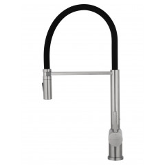 Смеситель для кухни с гибким изливом WONZON & WOGHAND, Брашированный никель (WW-88438003-BN)