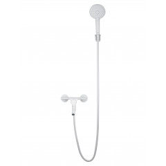 Смеситель для ванны с душем WONZON & WOGHAND CLICK, Белый матовый (WW-FE05L221-MW)