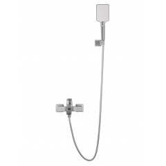 Смеситель для ванны с душем WONZON & WOGHAND FLEX, Брашированный никель (WW-88037072-BN)