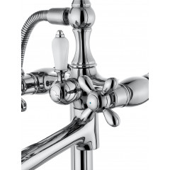 Смеситель для ванны напольного монтажа WONZON & WOGHAND RETRO, Хром (WW-88649020-CR)