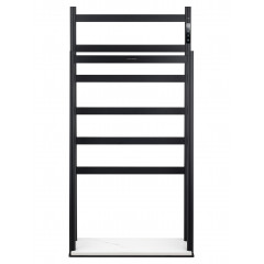 Полотенцесушитель электрический напольный WONZON & WOGHAND ESSEN, Черный матовый (WW-A407-MB)