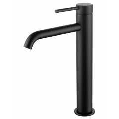 Смеситель для раковины высокий WONZON & WOGHAND STICK, Черный матовый (WW-88239017-MB)