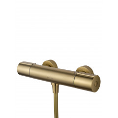 Смеситель для душа с термостатом WONZON & WOGHAND INN 2, Брашированное золото (WW-A2006-A-BG)