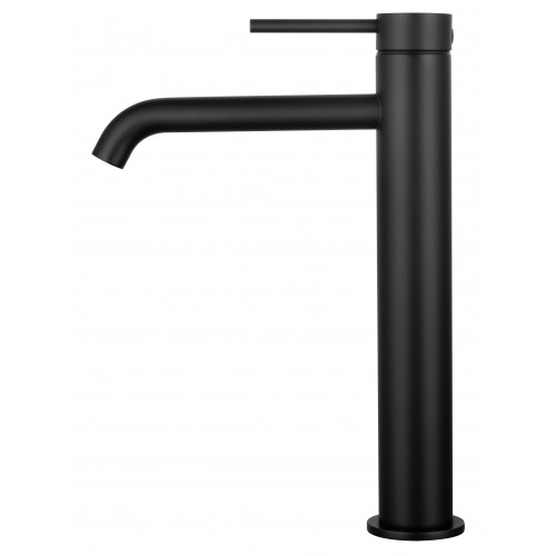 Смеситель для раковины высокий WONZON & WOGHAND STICK, Черный матовый (WW-88239017-MB)