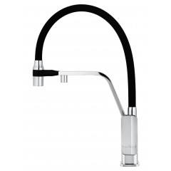 Смеситель для кухни с гибким изливом и подключением фильтра WONZON & WOGHAND, Хром (WW-88458013-CR)