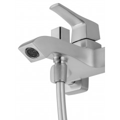 Смеситель для ванны с душем WONZON & WOGHAND FLEX, Брашированный никель (WW-88037072-BN)