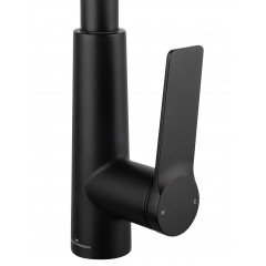 Смеситель для кухни с выдвижным изливом WONZON & WOGHAND, Черный матовый (WW-A20782-MB)