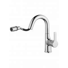 Смеситель для раковины с выдвижным изливом WONZON & WOGHAND, Хром (WW-FE01L212-CR)