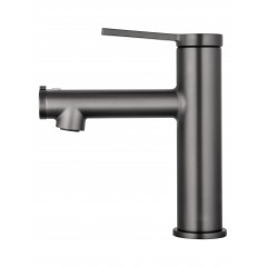 Смеситель для раковины с функцией полоскания WONZON & WOGHAND, Темный графит (WW-H1017-BGG)