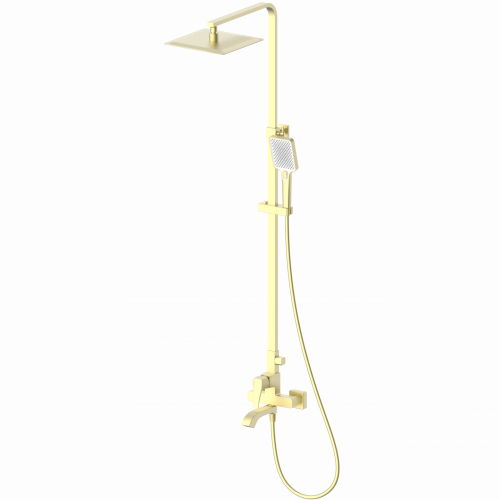 Душевая система WONZON & WOGHAND FLEX, Брашированное золото (WW-88047072-BG)