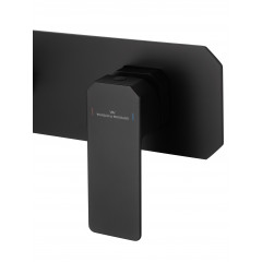 Смеситель для раковины встраиваемый WONZON & WOGHAND DIAMOND, Черный матовый (WW-88869011-MB)