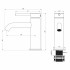 Смеситель для раковины WONZON & WOGHAND STICK, Черный матовый (WW-88139017-MB)