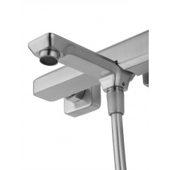 Смеситель для ванны с душем WONZON & WOGHAND DIAMOND, Брашированный никель (WW-88639011-BN)