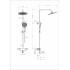 Душевая система с термостатом WONZON & WOGHAND CAPSULE, Черный матовый (WW-B3031-A2-MB)