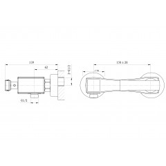 Смеситель для душа WONZON & WOGHAND TRIUMPH, Хром (WW-564101-CR)