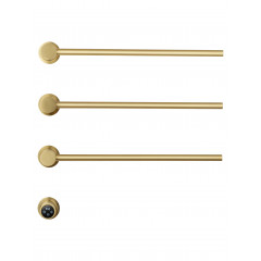 Полотенцесушитель электрический встраиваемый WONZON & WOGHAND HAMBURG, Брашированное золото (WW-AL313-BG)