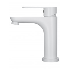 Смеситель для раковины WONZON & WOGHAND ALFA, Белый матовый (WW-A40202-MW)